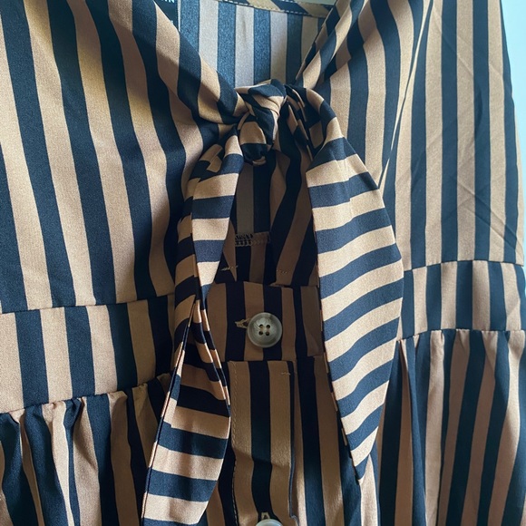 Brown & Black Striped Maxi - Picture 3 of 6